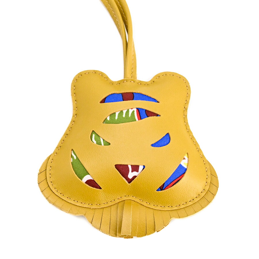 楽天市場】【中古】 HERMES エルメス バッグ チャーム ルールー トラ