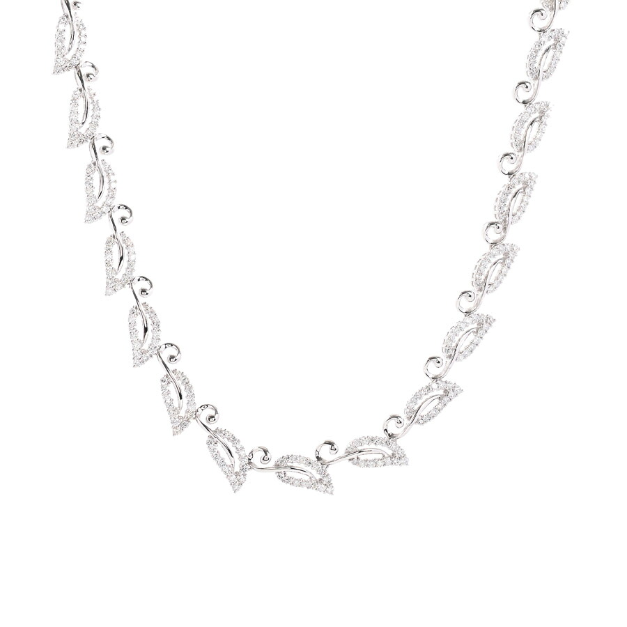 【中古】A品 ダイヤ ネックレス ダイヤ9.5ct 39.0g レディース