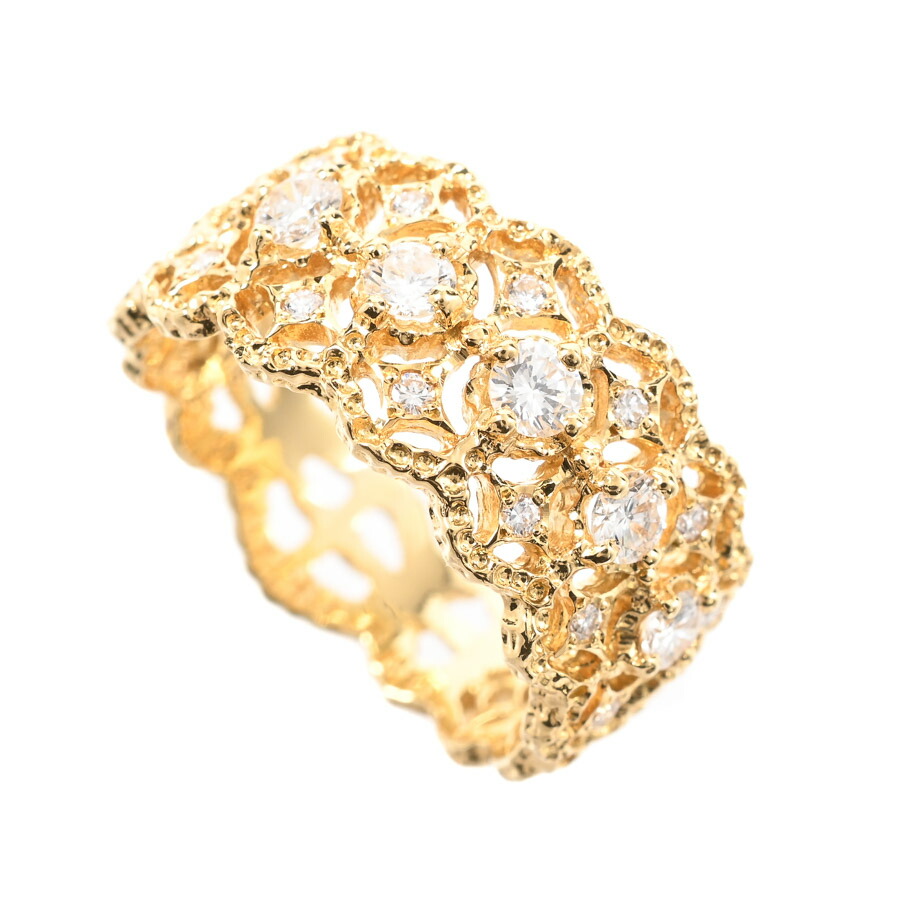 【中古】A品 ダイヤ リング ダイヤ0.51ct 14号 5.9g レディース