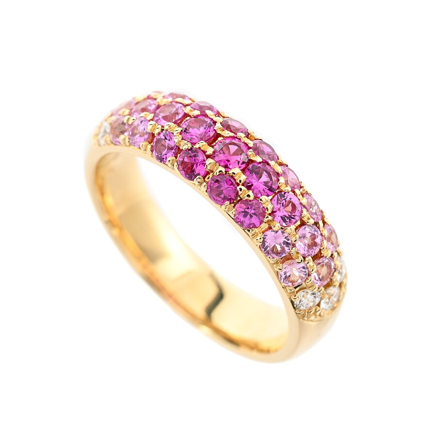 【中古】A品 サファイア リング サファイア0.91ct ダイヤ0.1ct 10号 5.2g レディース