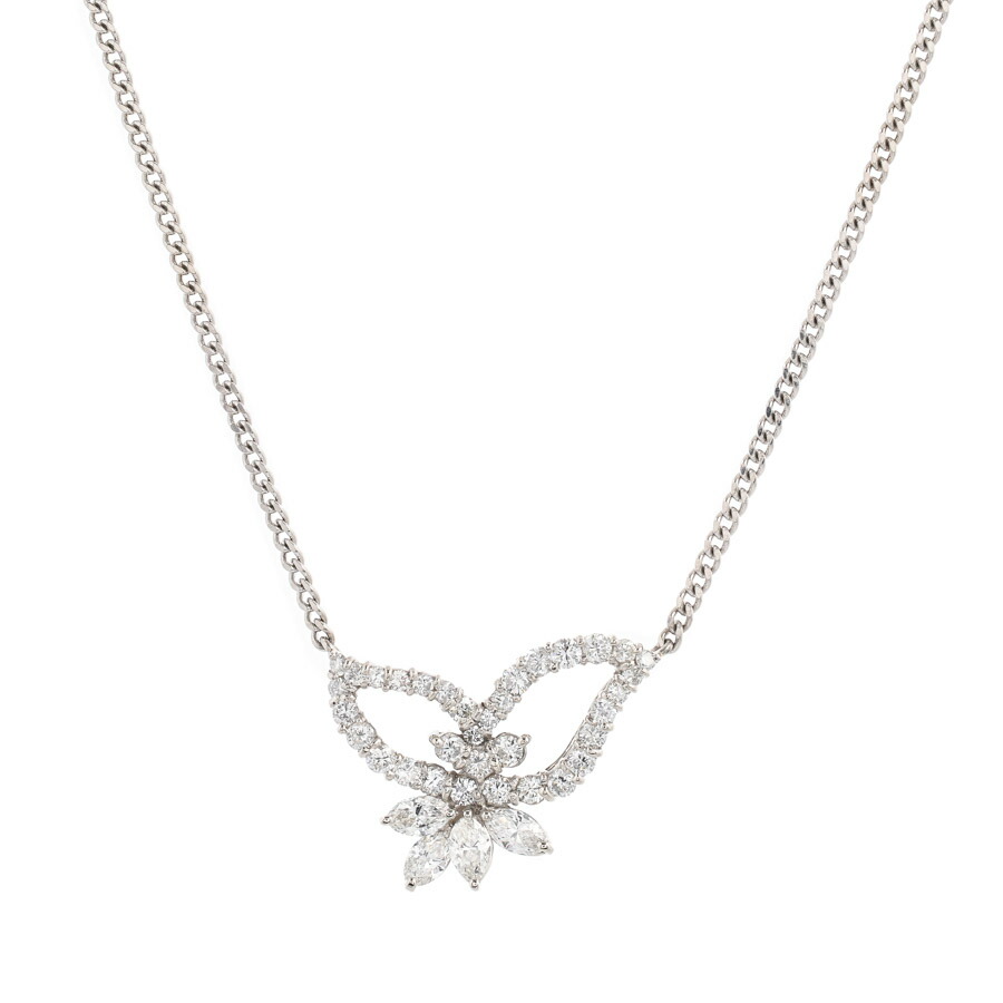 【中古】A品 ダイヤ ネックレス ダイヤ2.2ct 12.9g レディース