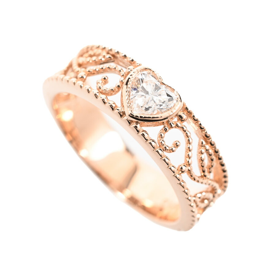【中古】A品 ダイヤ リング ダイヤ0.337ct 13号 4.6g レディース