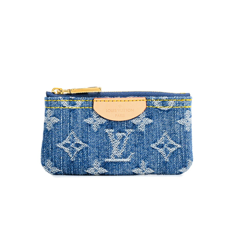 【中古】SA品 ルイヴィトン ポシェットクレ キーケース M82961 ブルー ユニセックス 48,000円