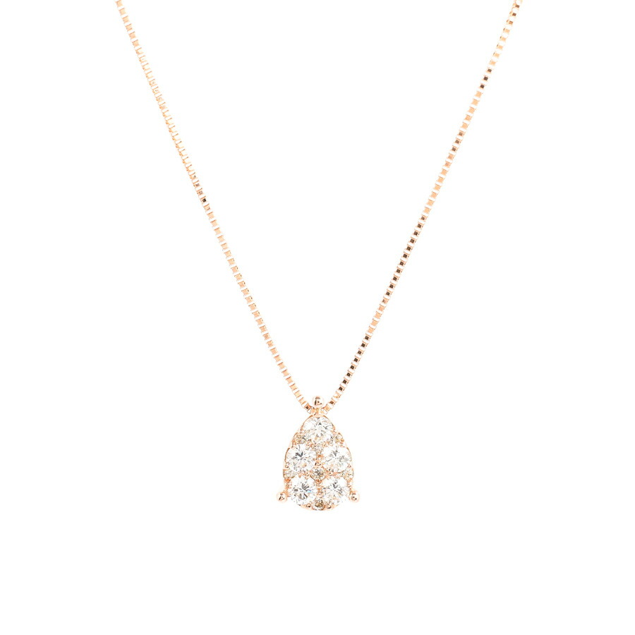 【中古】A品 ダイヤ ネックレス ダイヤ0.45ct 2.8g レディース 79,200円