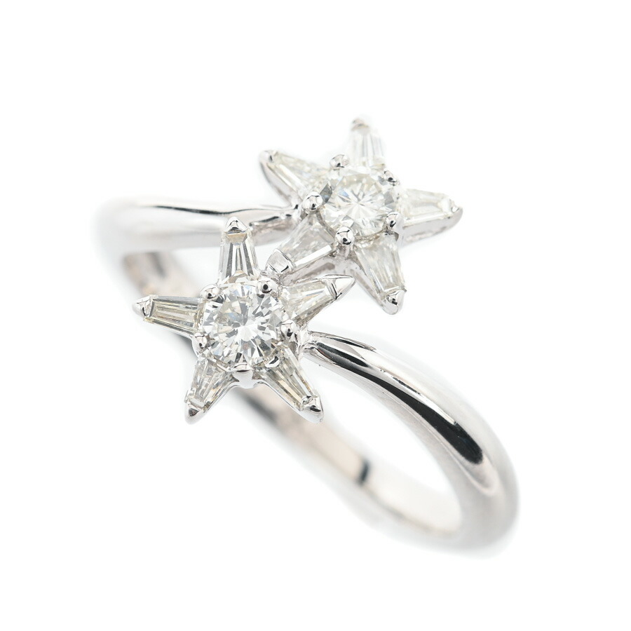 【中古】A品 ダイヤ リング ダイヤ0.51ct 11号 3.4g レディース