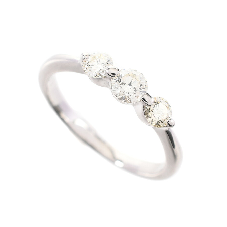 【中古】A品 ダイヤ リング ダイヤ0.5ct 10.5号 2.6g レディース
