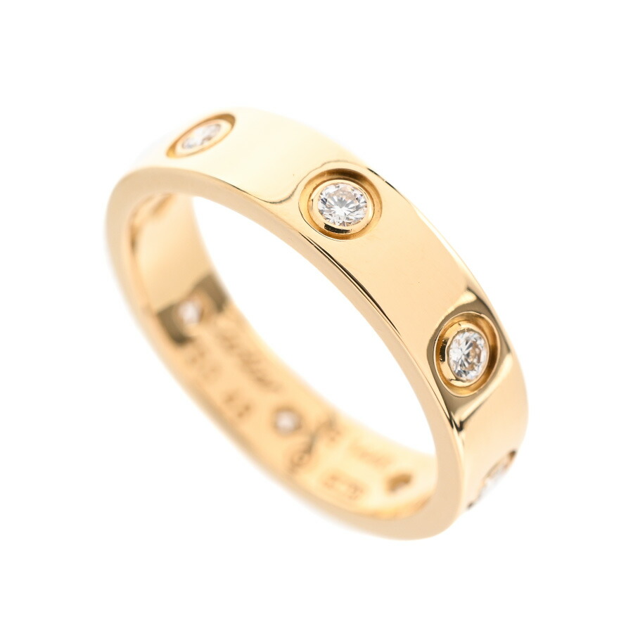 【中古】A品 カルティエ ミニラブリング リング #48 B4056248 レディース
