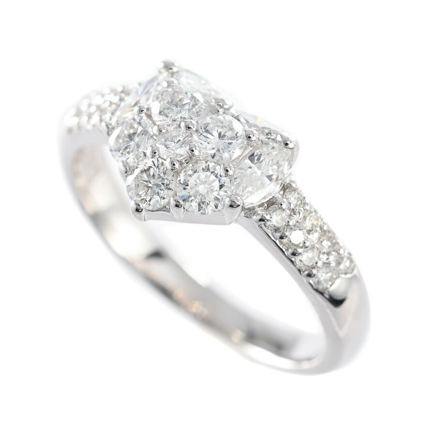 【中古】A品 ダイヤ リング ダイヤ0.8ct 11号 3.1g レディース