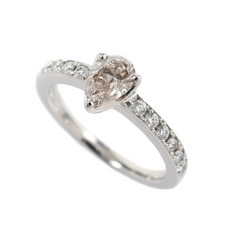 【中古】A品 ダイヤ リング ダイヤ0.514/0.2ct 9号 4.3g レディース