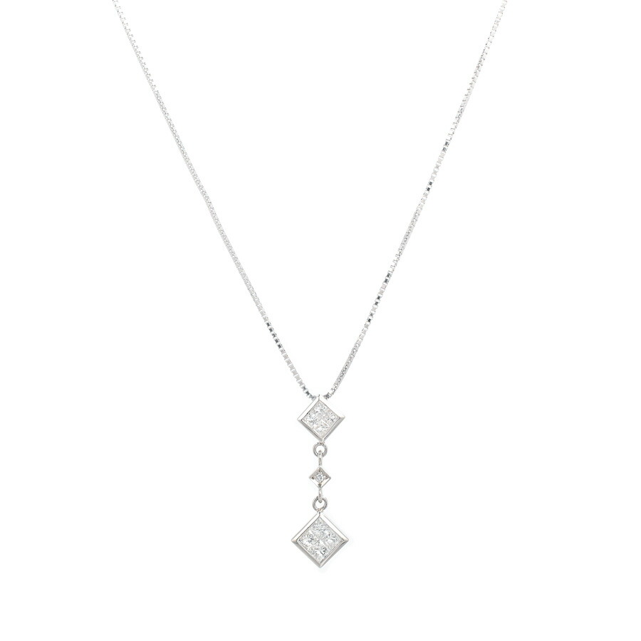 【中古】A品 ヴァンドーム ダイヤ ネックレス ネックレス レディース