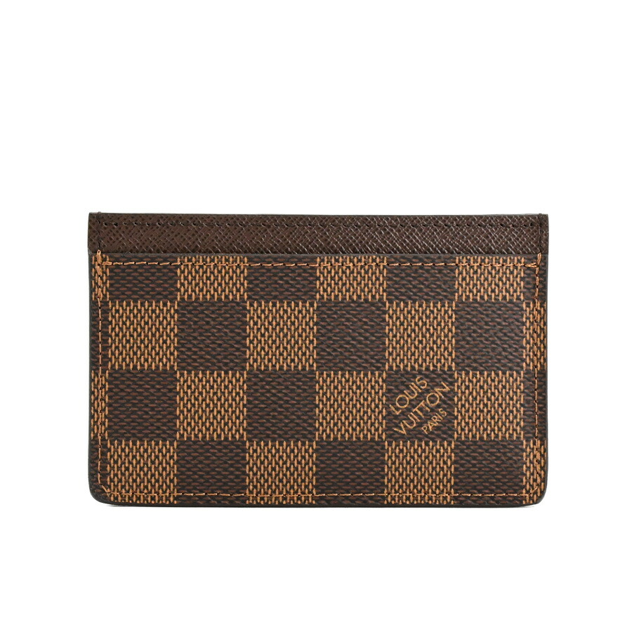 【中古】SA品 ルイヴィトン ポルトカルトサーンプル カードケース N61722 ブラウン レディース
