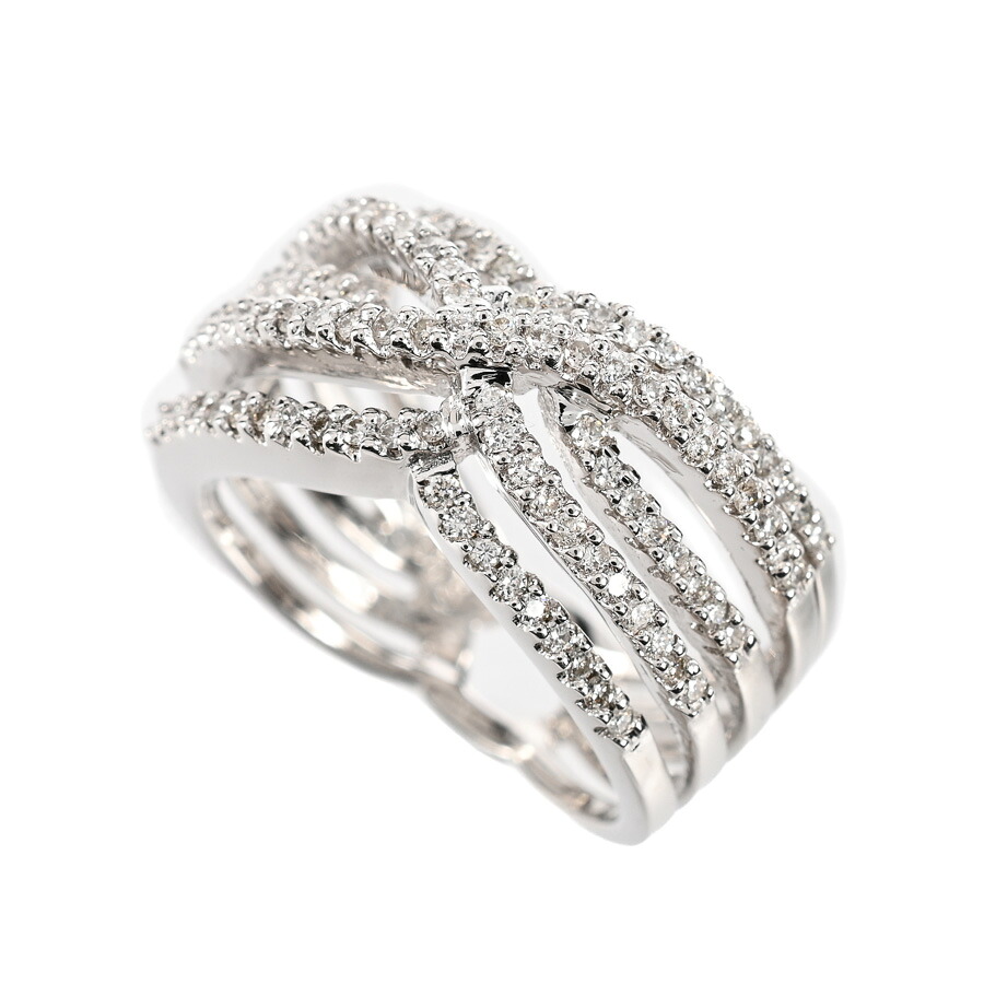 【中古】A品 ダイヤ リング ダイヤ0.53ct 12.5号 8.3g レディース