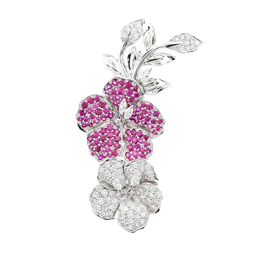 【中古】A品 その他ブランド 花井幸子 ブローチ 約W2.5xH5.5cm(実寸) レディース