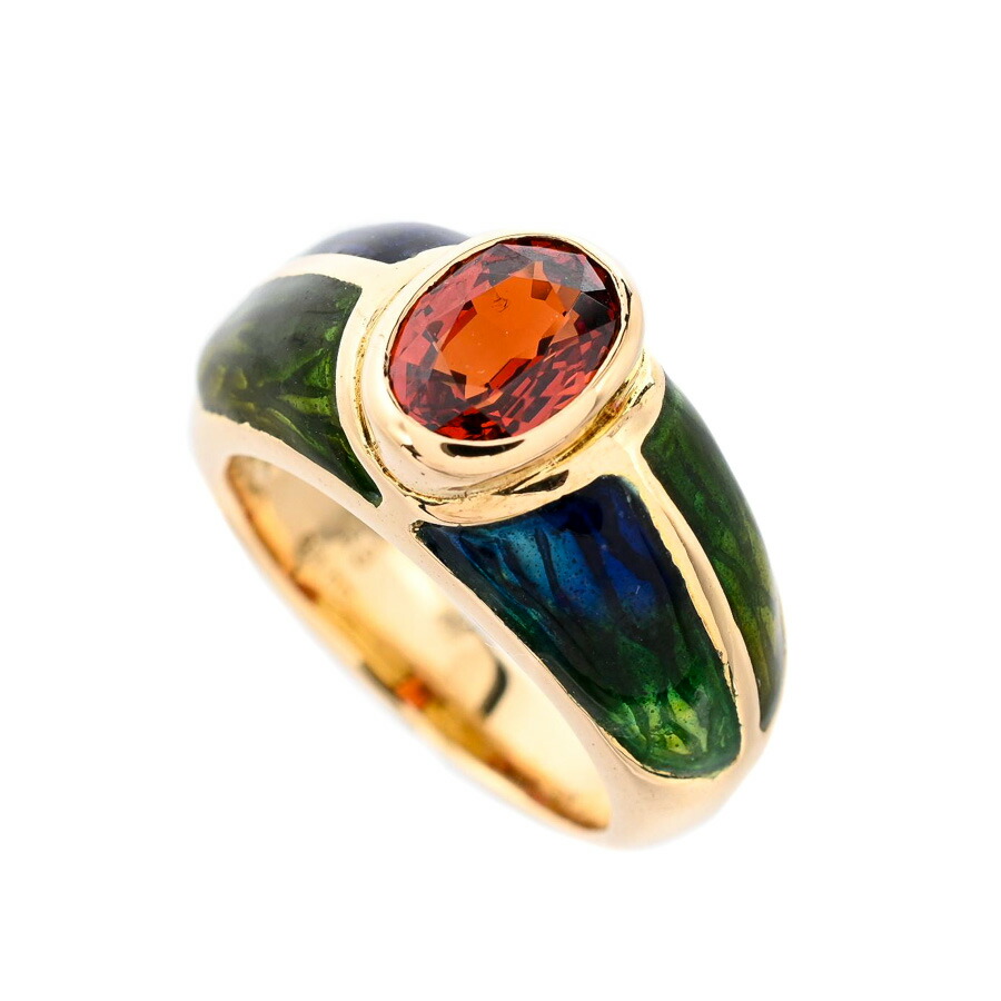 【中古】A品 スペサルティンガーネット リング スペサルティンガーネット1.91ct 13号 11.5g レディース