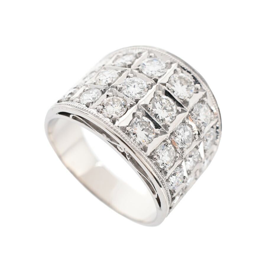 【中古】A品 ダイヤ リング ダイヤ2.06ct 13号 10.4g レディース