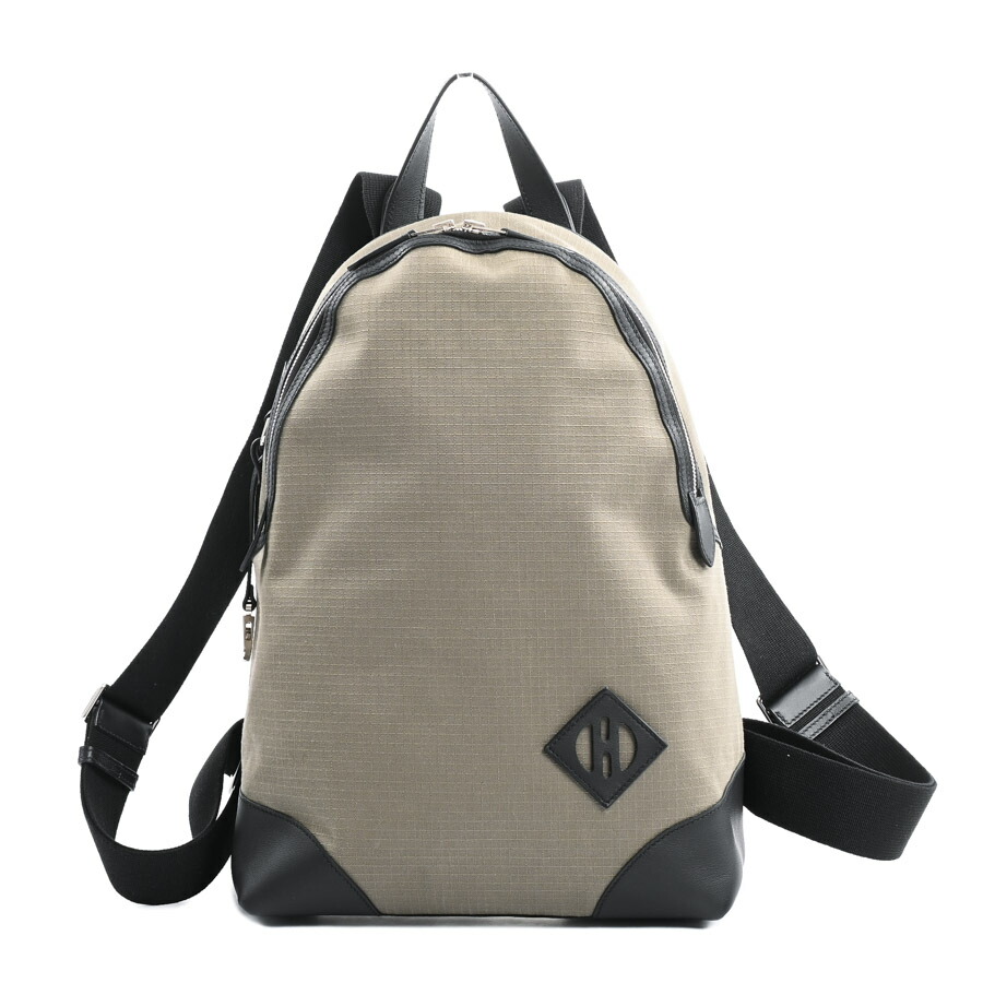 【中古】A品 エルメス サックアドオールバック バックパック　リュックサック カーキ ユニセックス｜ロデオドライブ店