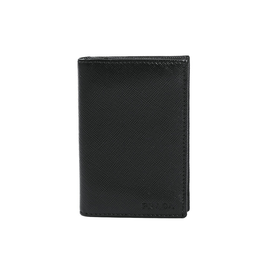 【中古】A品 プラダ カードケース カードケース 2M0945 ブラック メンズ