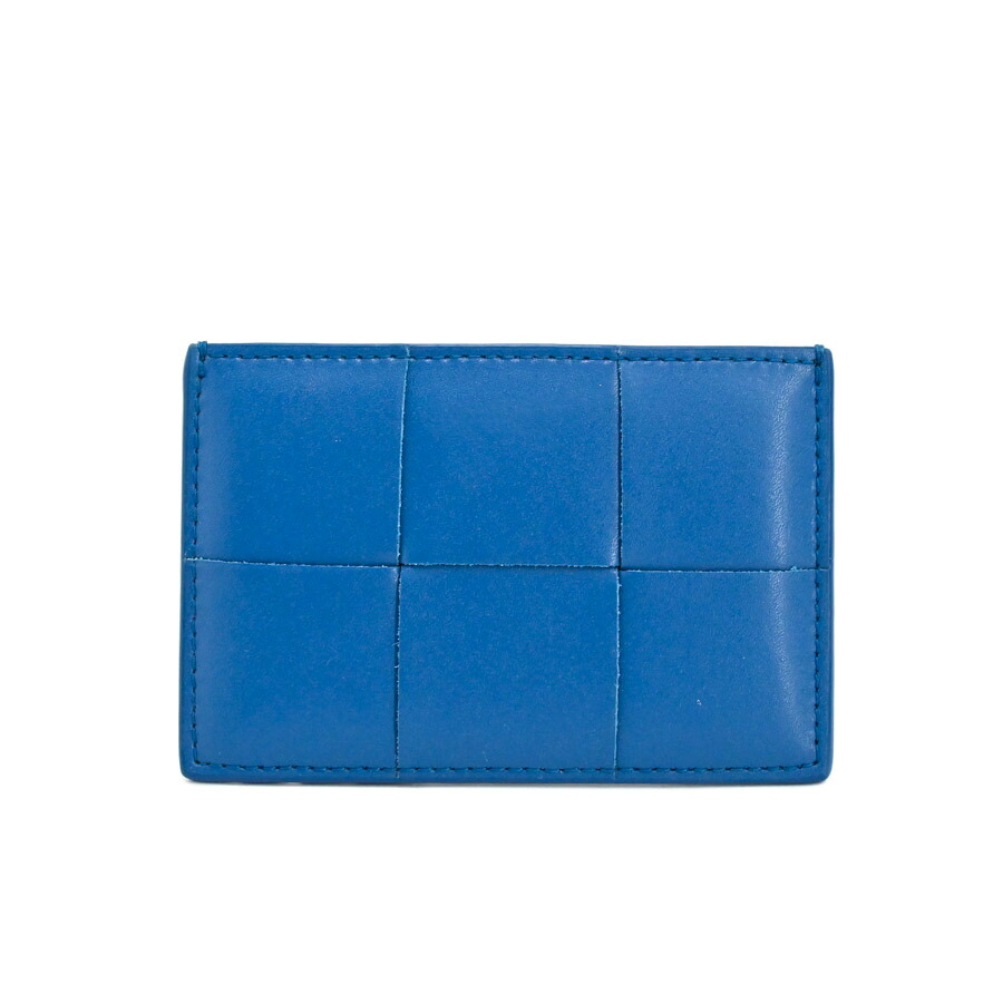 【中古】A品 ボッテガヴェネタ カセットクレジットカードケース カードケース 742693 ブルー