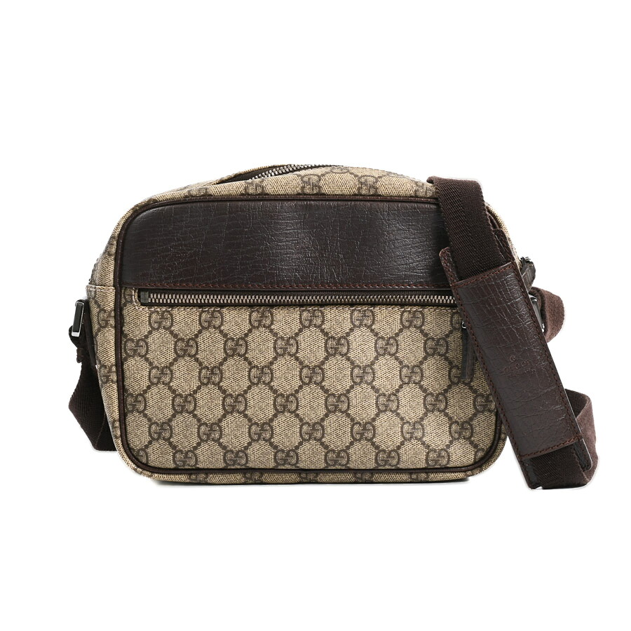 【中古】AB品 グッチ ショルダーバッグ ショルダーバッグ 114291 ベージュ/ダークブラウン レディース|ロデオドライブ店