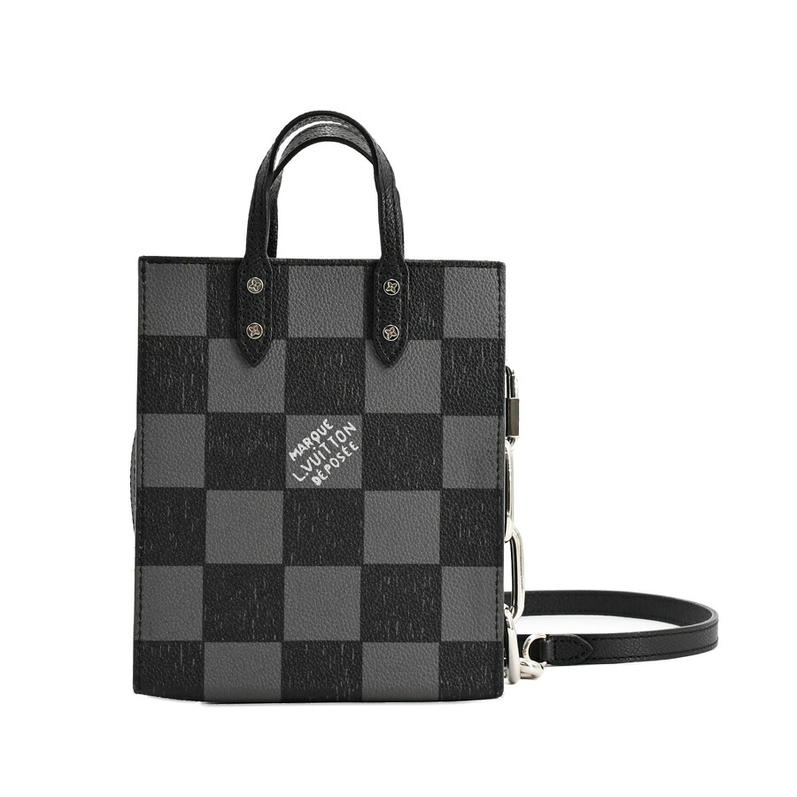 【中古】A品 ルイヴィトン サックプラXS ショルダーバッグ N60479 ブラック・グレー メンズ｜ロデオドライブ店