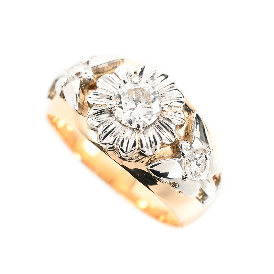 【中古】A品 ダイヤ リング ダイヤ0.518ct 14.5号 8.9g レディース|ロデオドライブ店