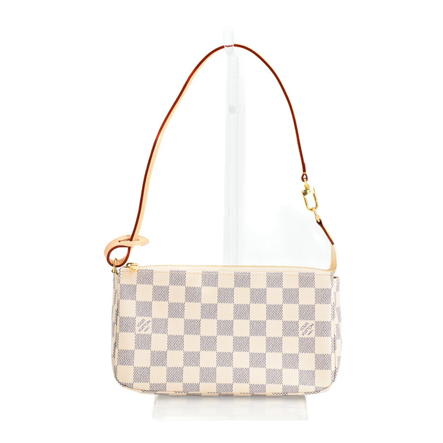 【中古】SA品 ルイヴィトン ポシェットアクセソワール ハンドバッグ N41207 ホワイト レディース|ロデオドライブ店