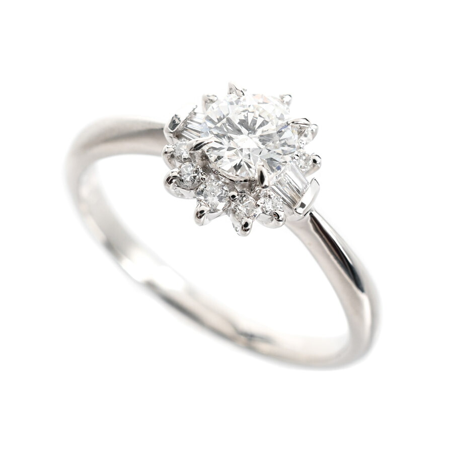 【中古】A品 ダイヤ リング ダイヤ0.365/0.14ct 11号 3.3g レディース｜ロデオドライブ店