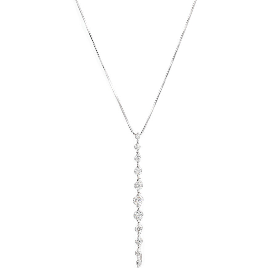 【中古】A品 ダイヤ ネックレス ダイヤ1.04ct 4.7g レディース|ロデオドライブ店