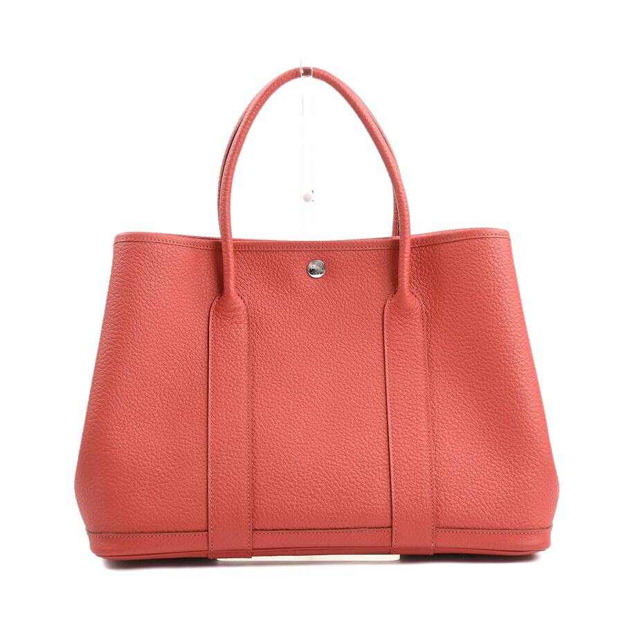 【中古】A品 エルメス ガーデンパーティPMスティープル トートバッグ レッド ユニセックス｜ロデオドライブ店 239,500円