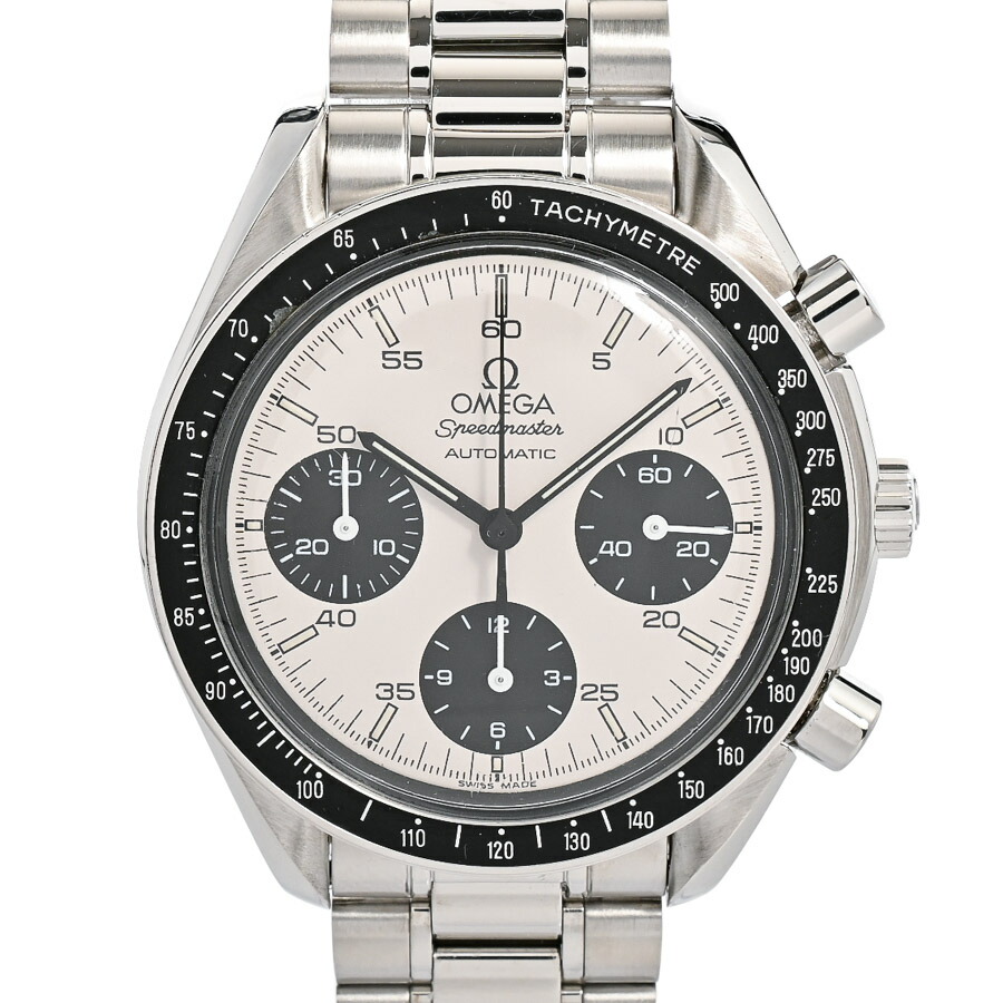 【中古】A品 オメガ スピードマスター 丸井限定 腕時計 3510-21 ホワイト・ブラック メンズ|ロデオドライブ店