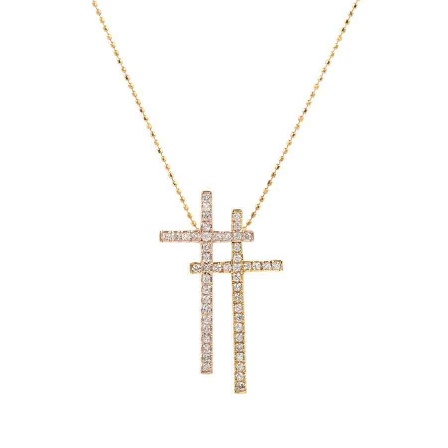 【中古】A品 ダイヤ ネックレス ダイヤ0.5ct 4.1g レディース｜ロデオドライブ店