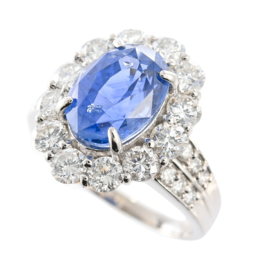 【中古】A品 サファイア リング サファイア4.27ct ダイヤ1.52ct 11号 7.2g レディース｜ロデオドライブ店