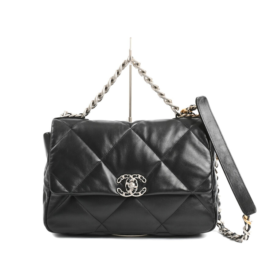 【中古】A品 シャネル CHANEL19ラージハンドバッグ ショルダーバッグ AS1161 ブラック レディース|ロデオドライブ店
