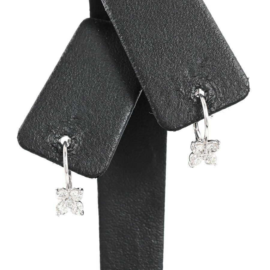 【中古】A品 ダイヤ ピアス ダイヤ0.31/0.31ct チャーム:約W6xH6mm 2.2g レディース|ロデオドライブ店