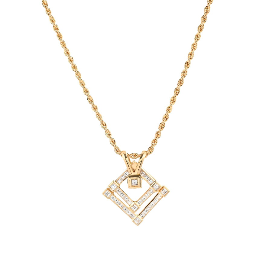 【中古】A品 ウォルサム ダイヤ ネックレス ネックレス レディース|ロデオドライブ店