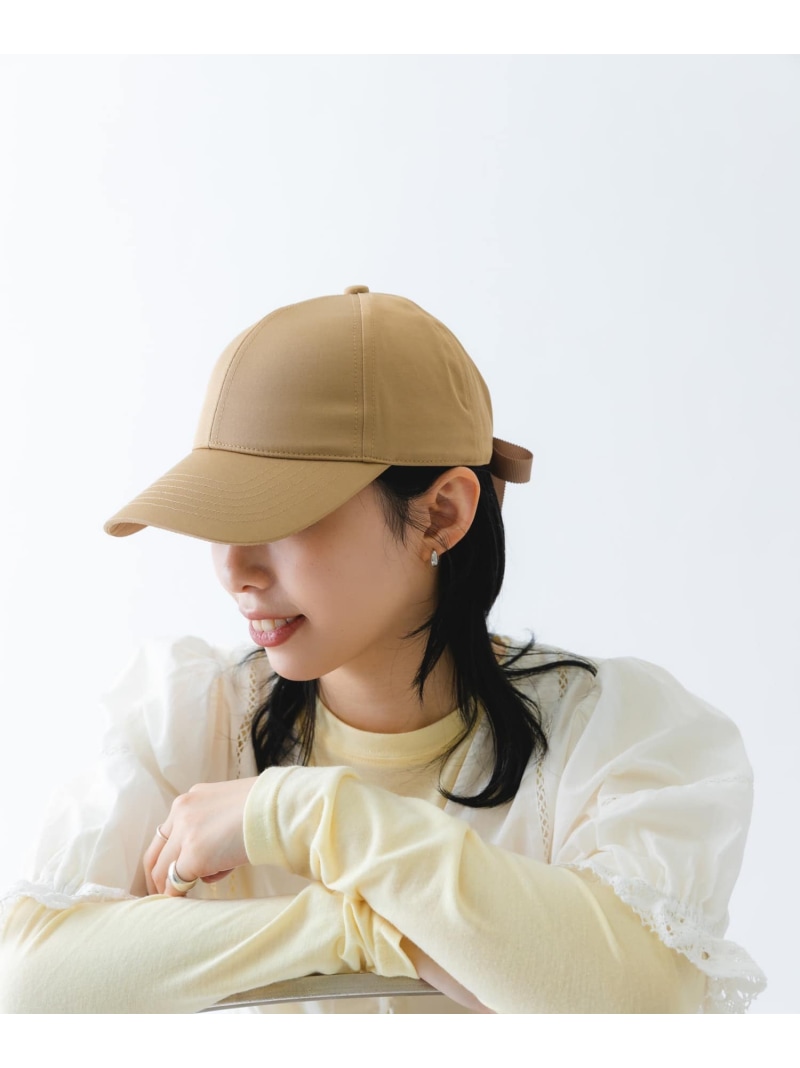 【楽天市場】リボンキャップ RODE SKO ロデスコ 帽子 キャップ ベージュ グレー【送料無料】[Rakuten Fashion ...