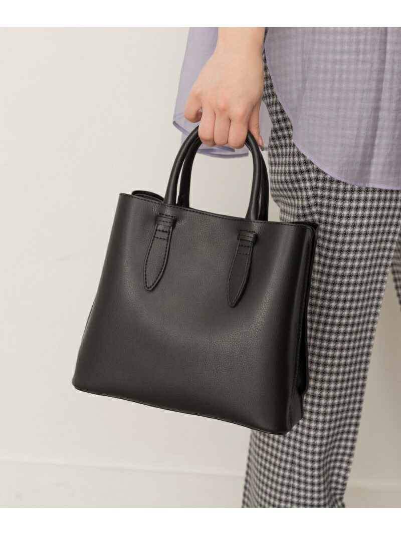 2wayボックス型トートバッグ Rode バッグ Sko トートバッグ ロデスコ ブラック