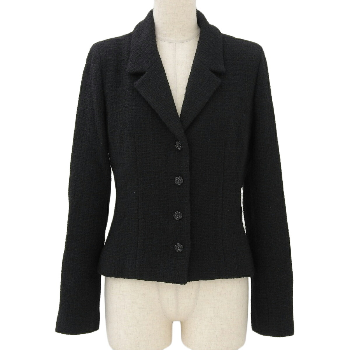 楽天市場】CHANEL(シャネル) ココマークボタン ツイードジャケット