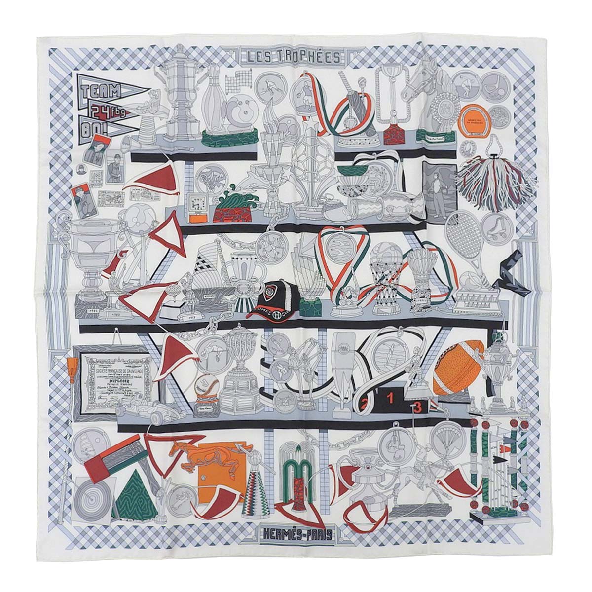 楽天市場】セール レア物！希少品！HERMES エルメス カレ90