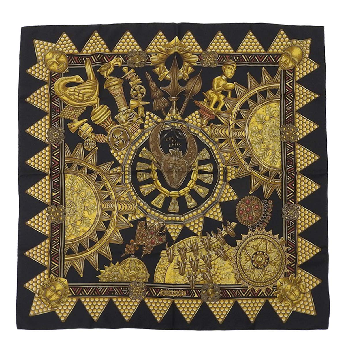 エルメス カレ90 L'OR DES CHEFS 首長達の金 シルク100% 楽天市場】エルメス カレ90 LOR DES CHEFS 首長達の金 スカーフ