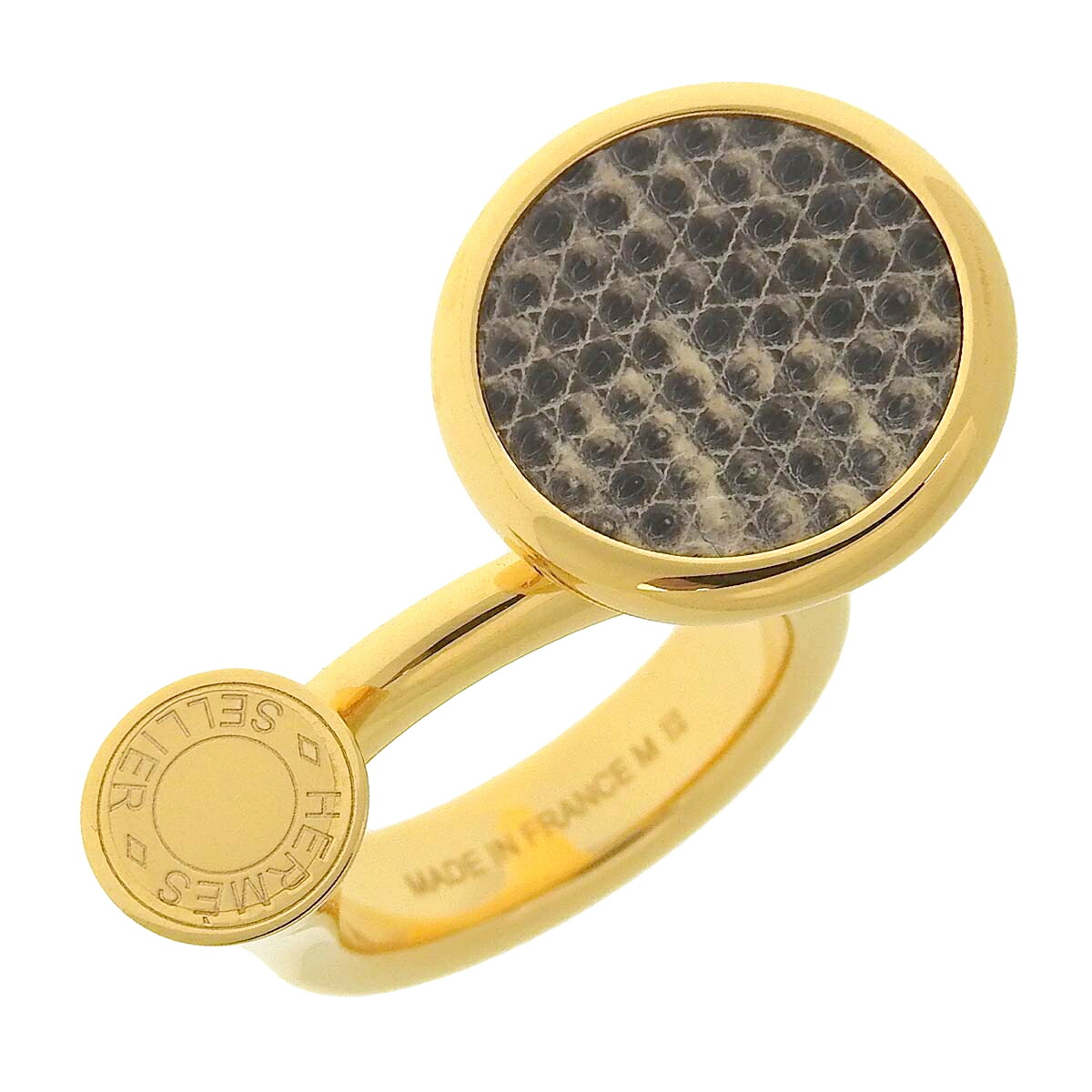 楽天市場】エルメス Hermes コロゾリング 指輪 金属素材 ゴールド