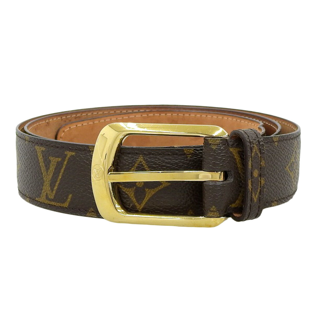 LOUIS VUITTON ベルト・エリプス モノグラム(ゴールドバックル) ルイヴィトン スーパーコピーベルト・エリプス モノグラム