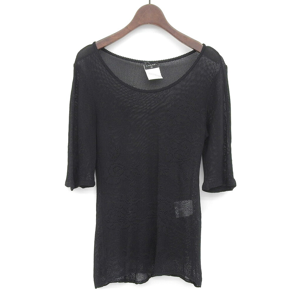 CHANEL★シャネル★ヴィンテージ★ブラウス★黒★ブラック★半袖★ 楽天市場】【アパレル】CHANEL シャネル レディース ブラウス
