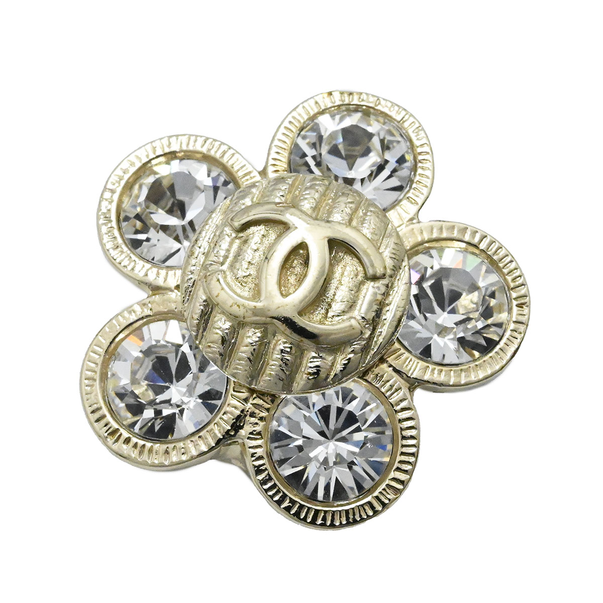 (3706) シャネル CHANEL ココマーク ビジュー GP 06A ブローチ レディース 【中古】