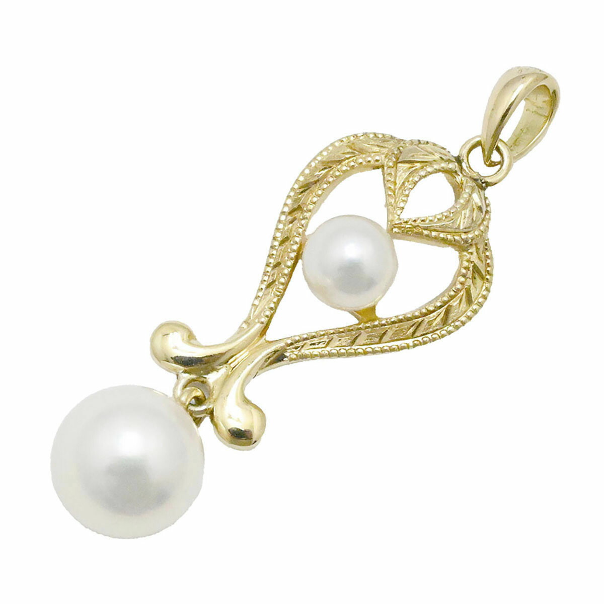 楽天市場】ミキモト MIKIMOTO ペンダントトップ 珊瑚 モチーフ パール