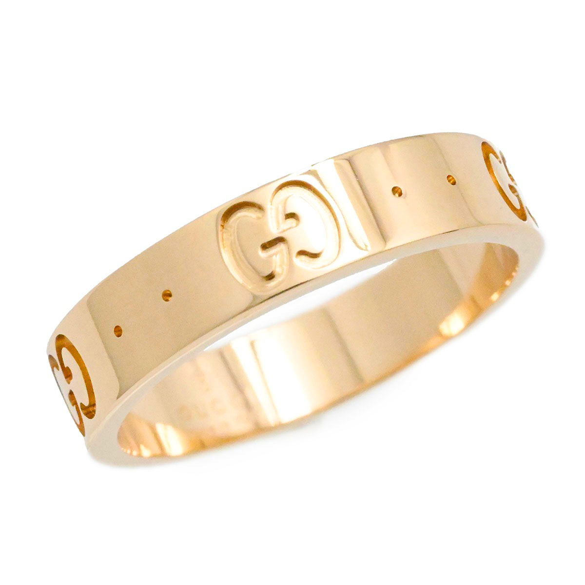 楽天市場】グッチ GUCCI リング シン K18PG ピンクトルマリン ピンク