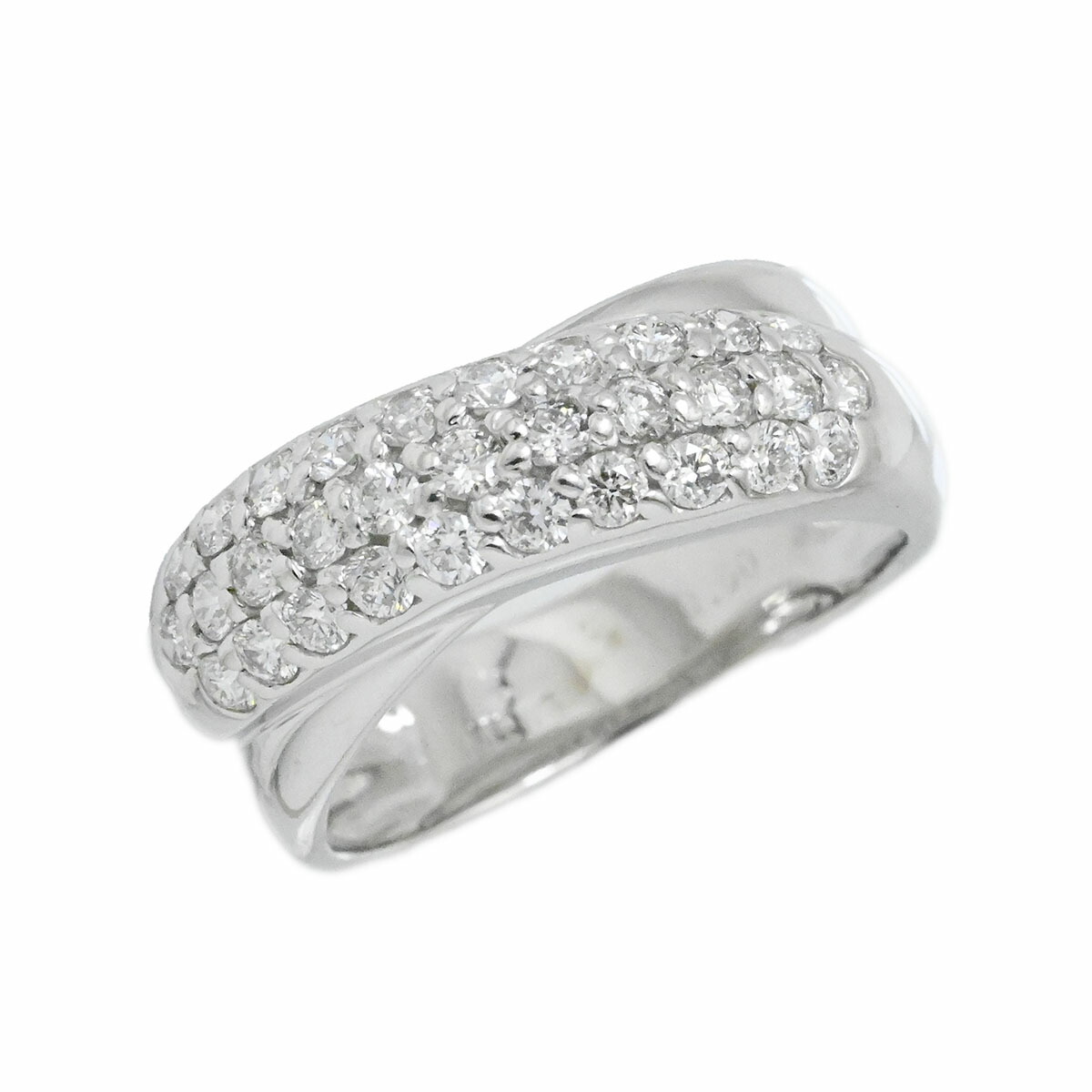 パヴェピンキーリング5号　Ｋ18 楽天市場】【ジュエリー】【新品仕上げ済】Ponte Vecchio ポンテ