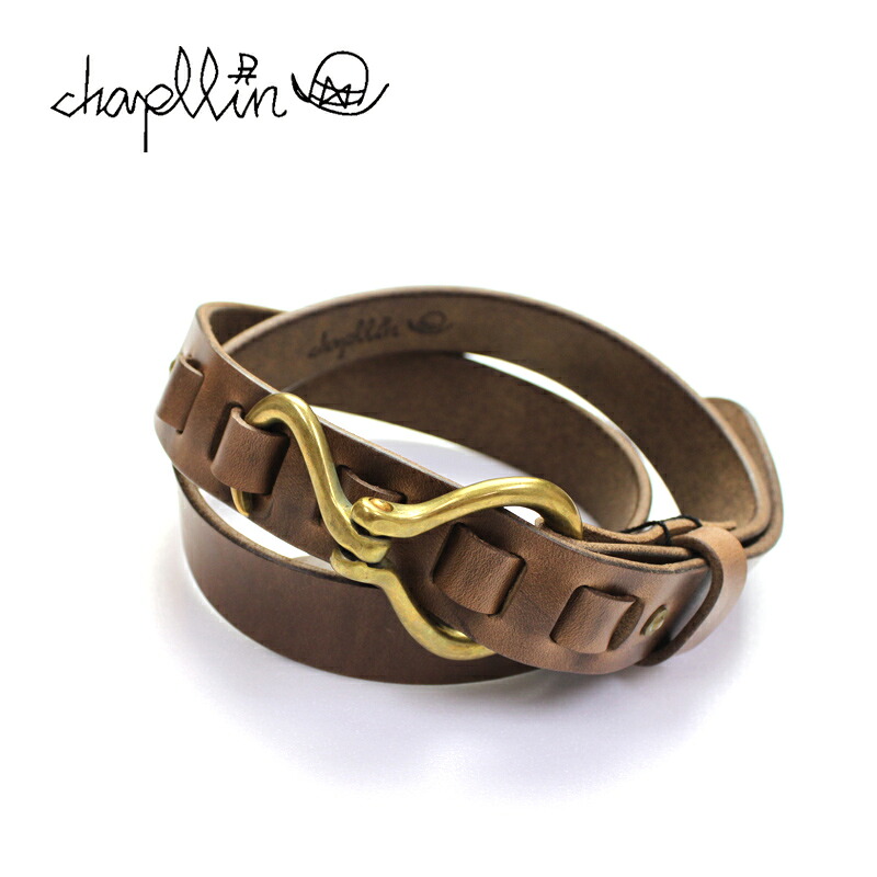 chapllin チャップリン ベルト CHROMEXCEL LEATHER HARNESS BELT CPB-HARNES-CEXDB-BR