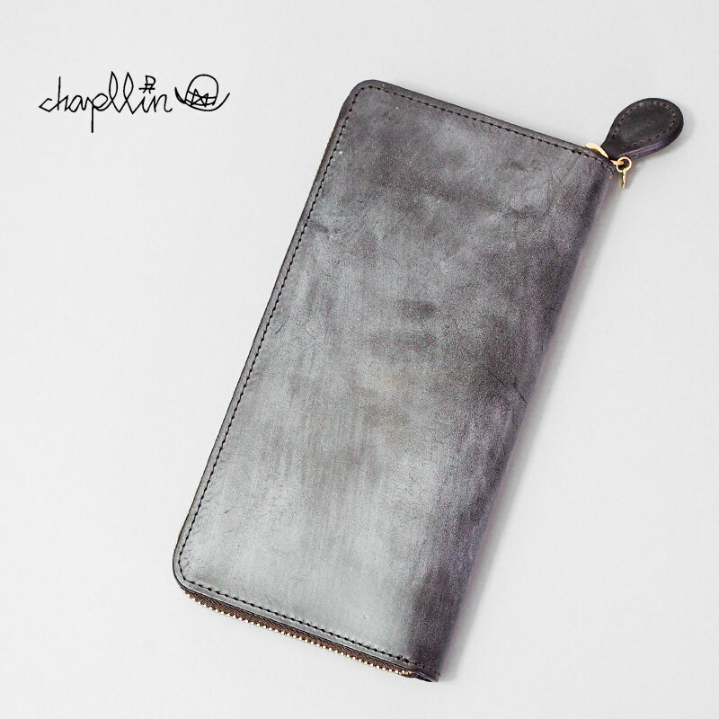 chapllin チャップリンウォレットBRIDLE LEATHER ROUND ZIP LONG WALLETCPW-RZ-BRIDLE-BR BROWN