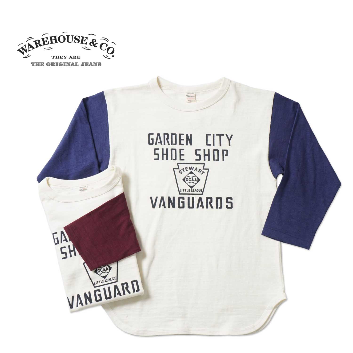 WAREHOUSE お召しもの棲み家7分袖 野球TLot.4800\